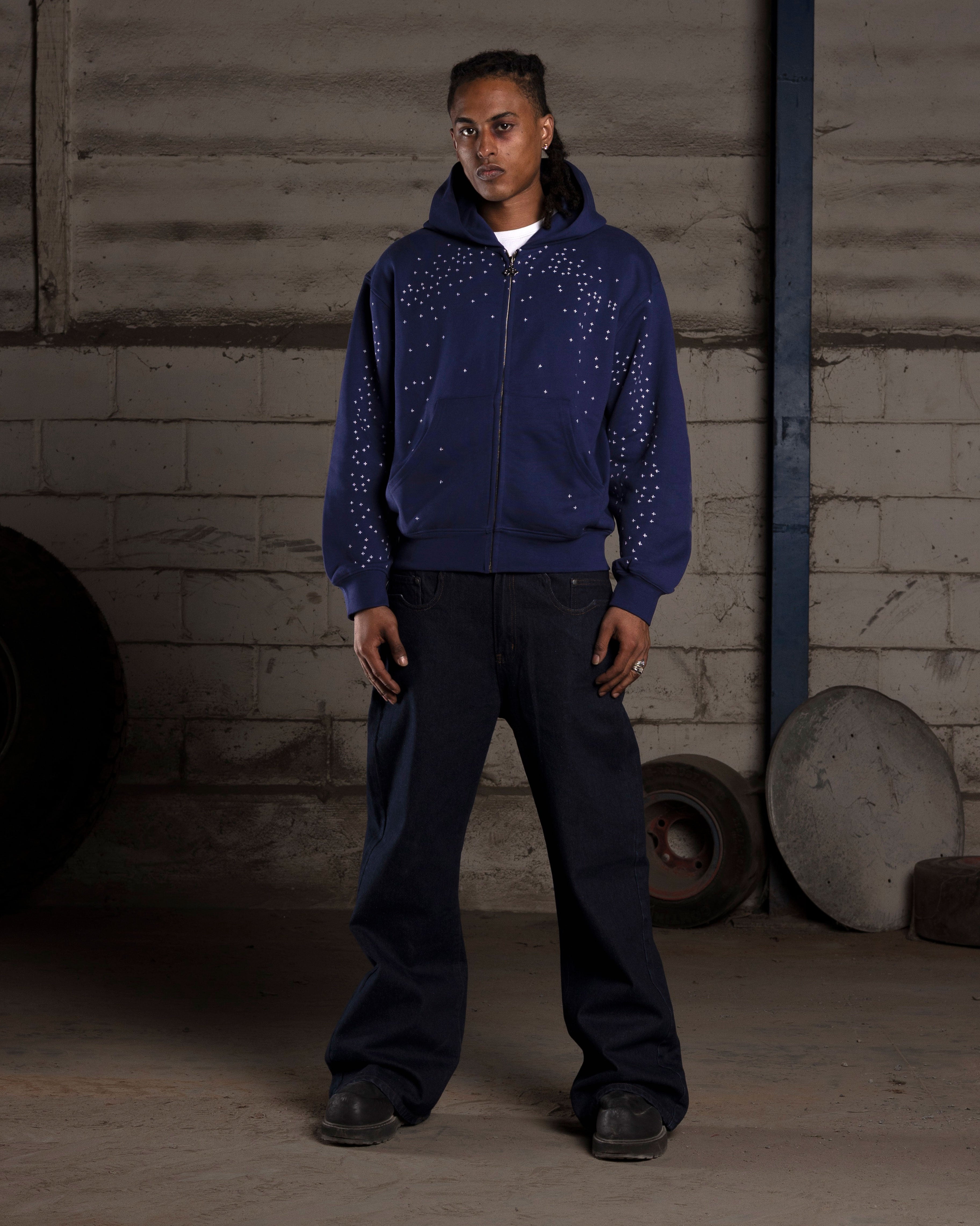 BLUE STARDUST ZIP