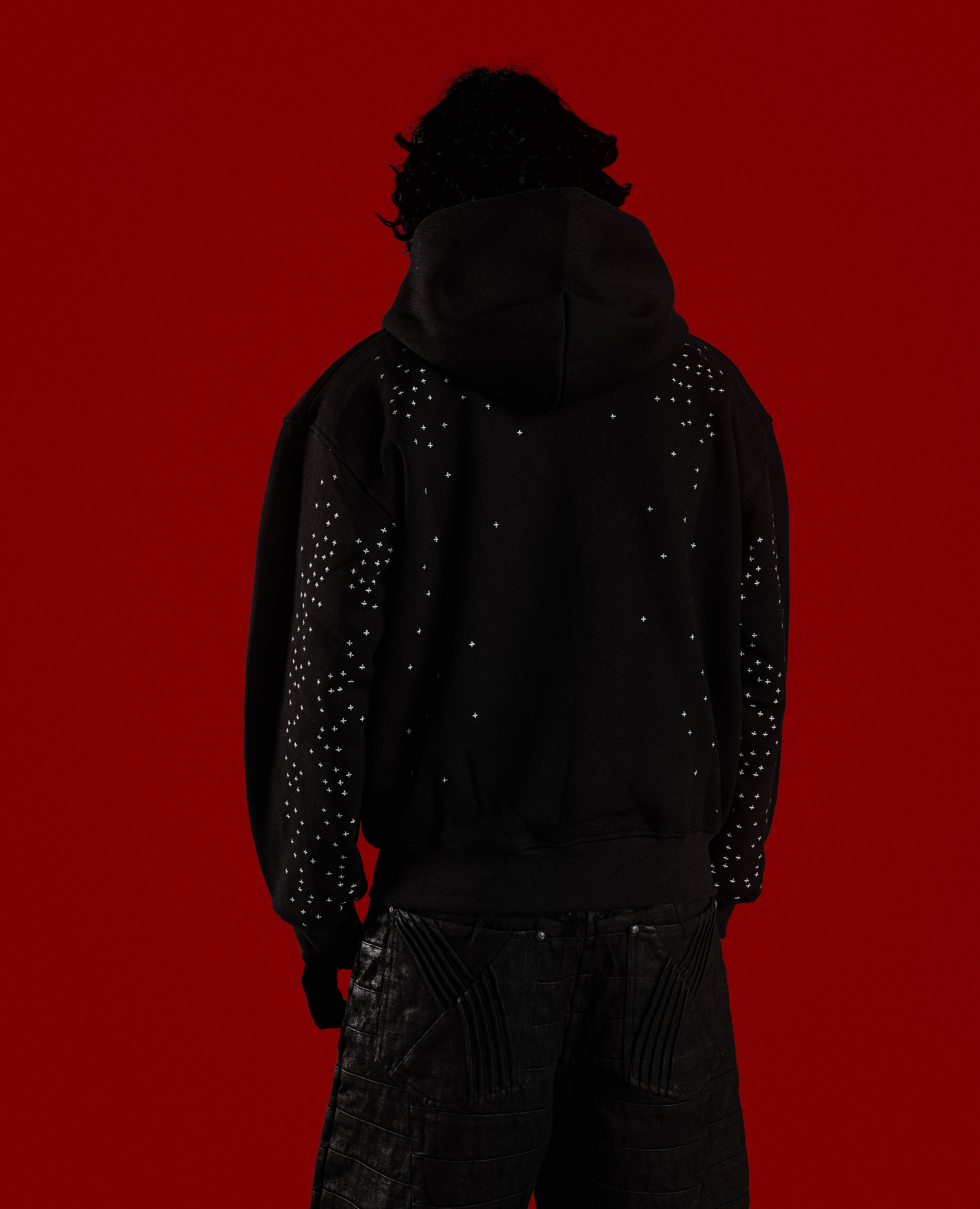 BLACK STARDUST ZIP