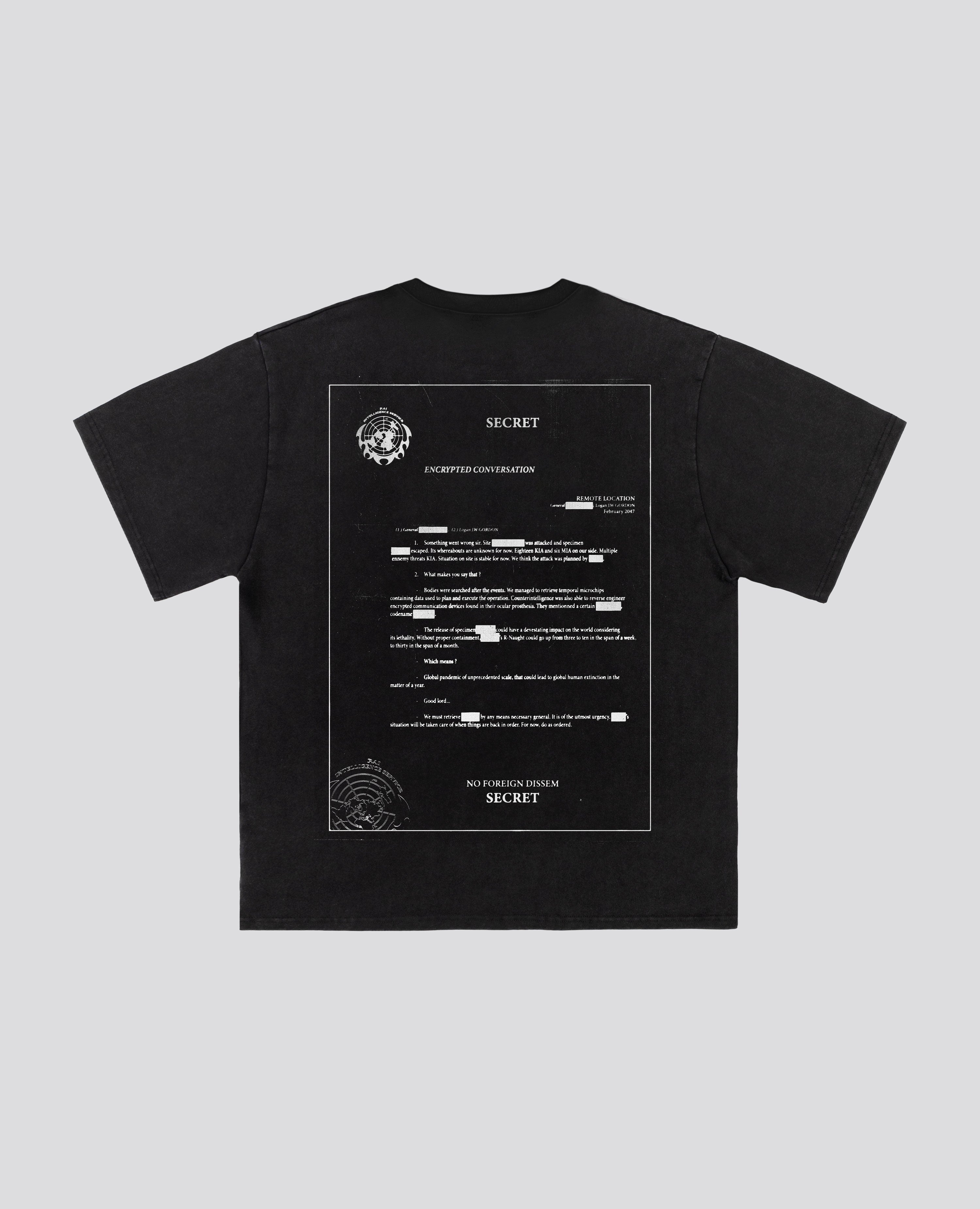 【DAVRILSUPPLY】人気沸騰! REDACTED T-SHIRT 関税・送料込 REDACTED T-SHIRT – DAVRILSUPPLY