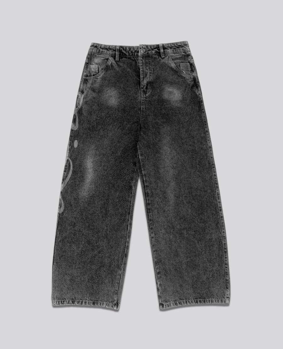 BLACK CERAMIC DENIM