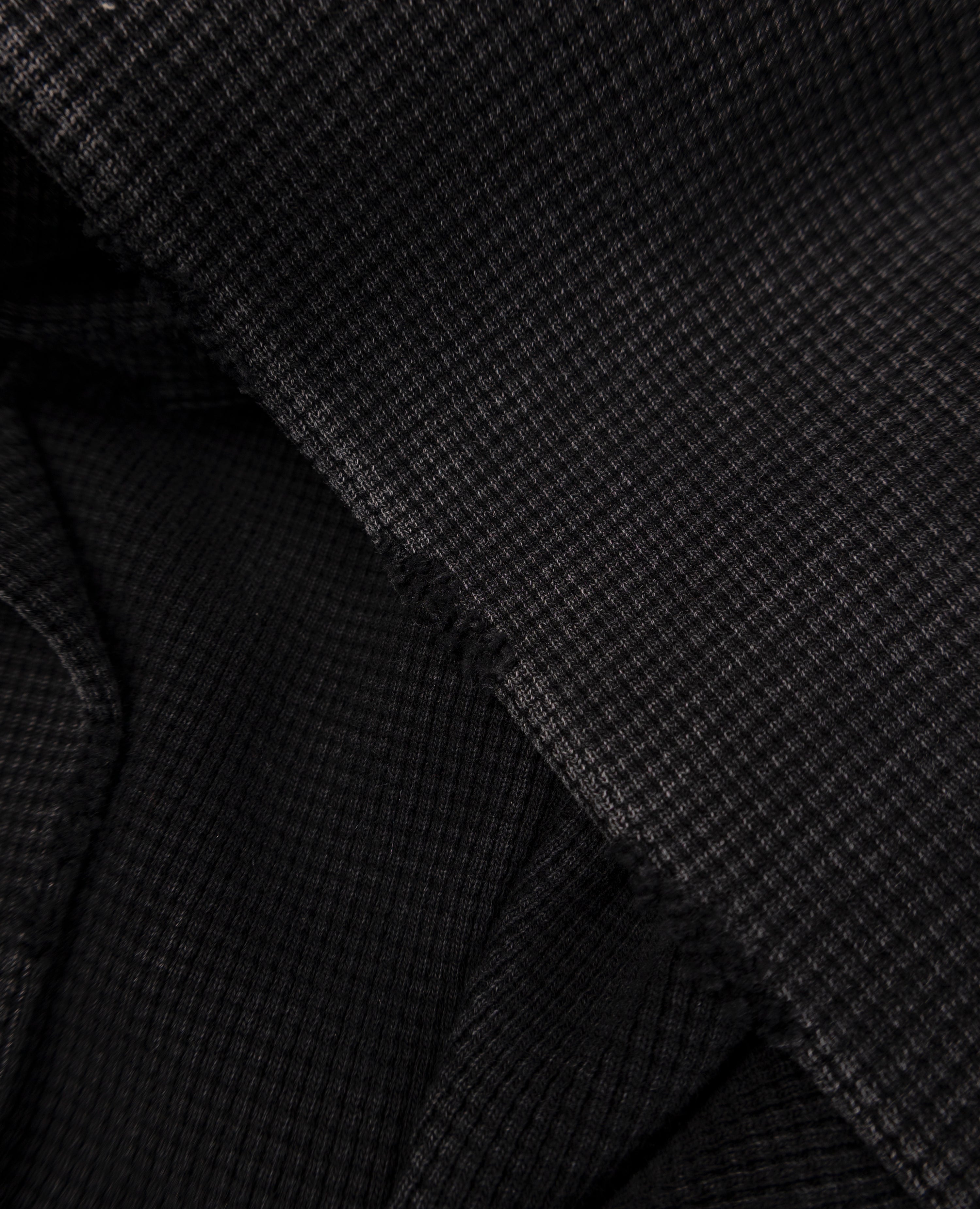 BLACK WAFFLE ZIP