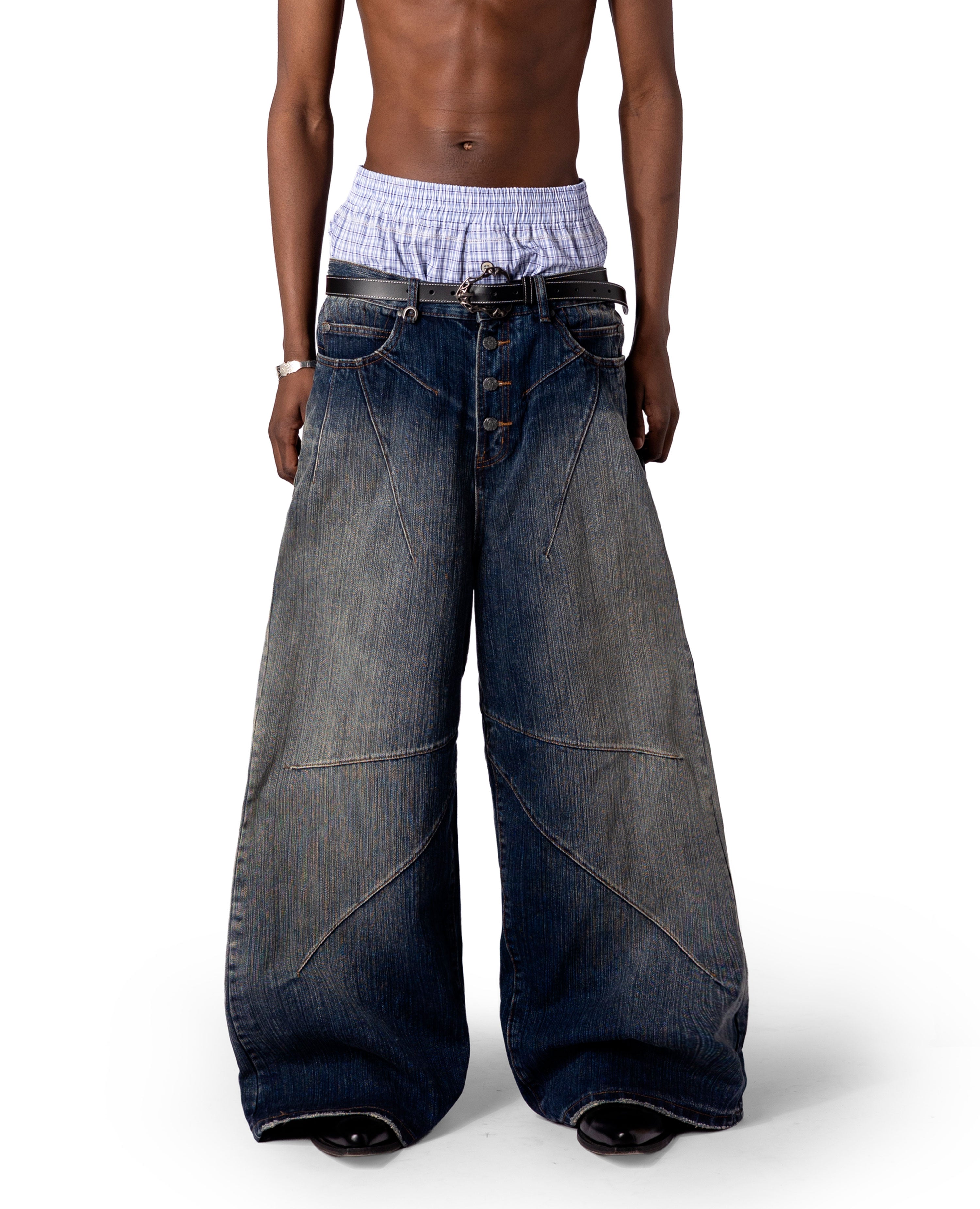 BLUE BEAM ULTRA-LOOSE FIT DENIM