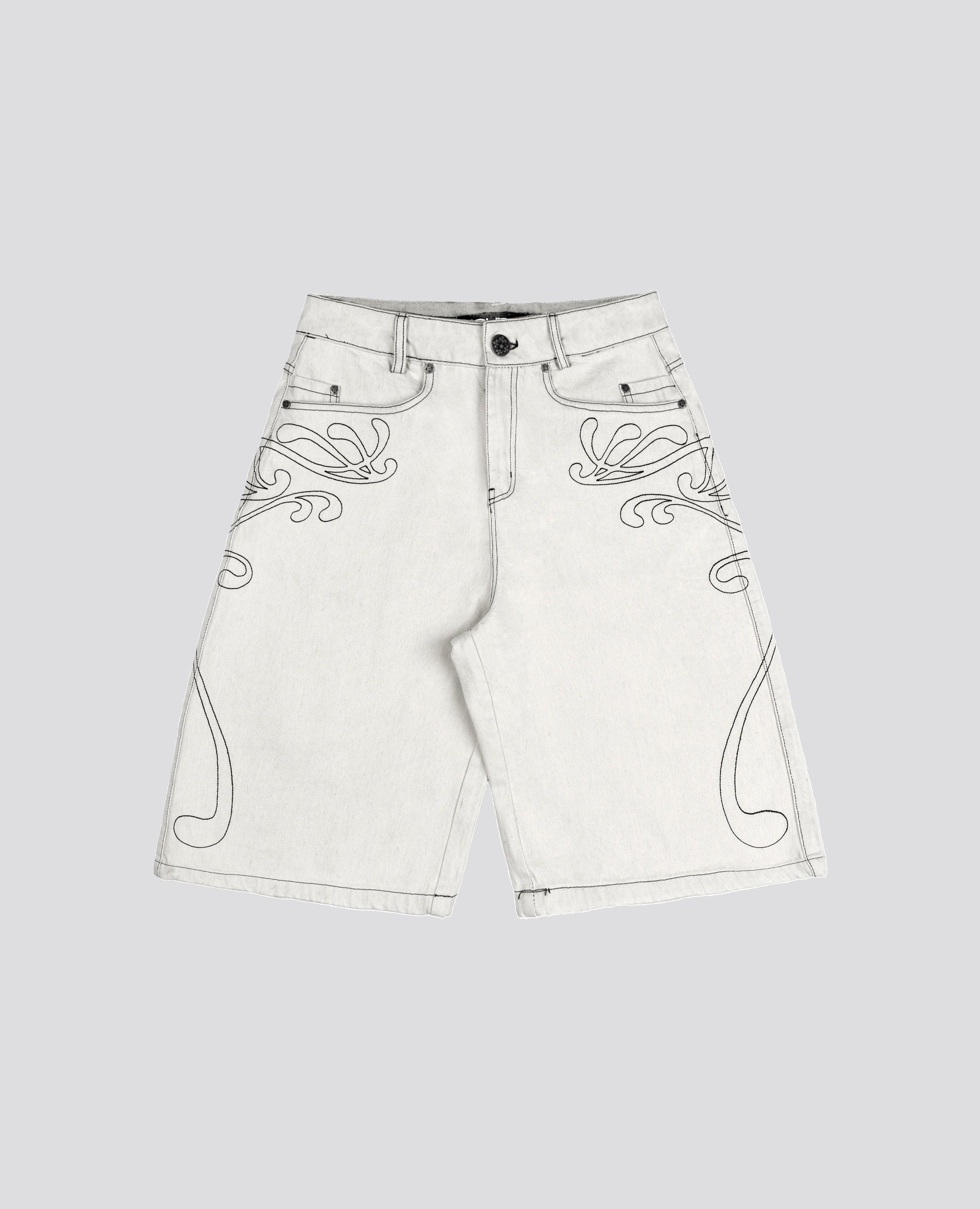 WHITE NEOART JORT