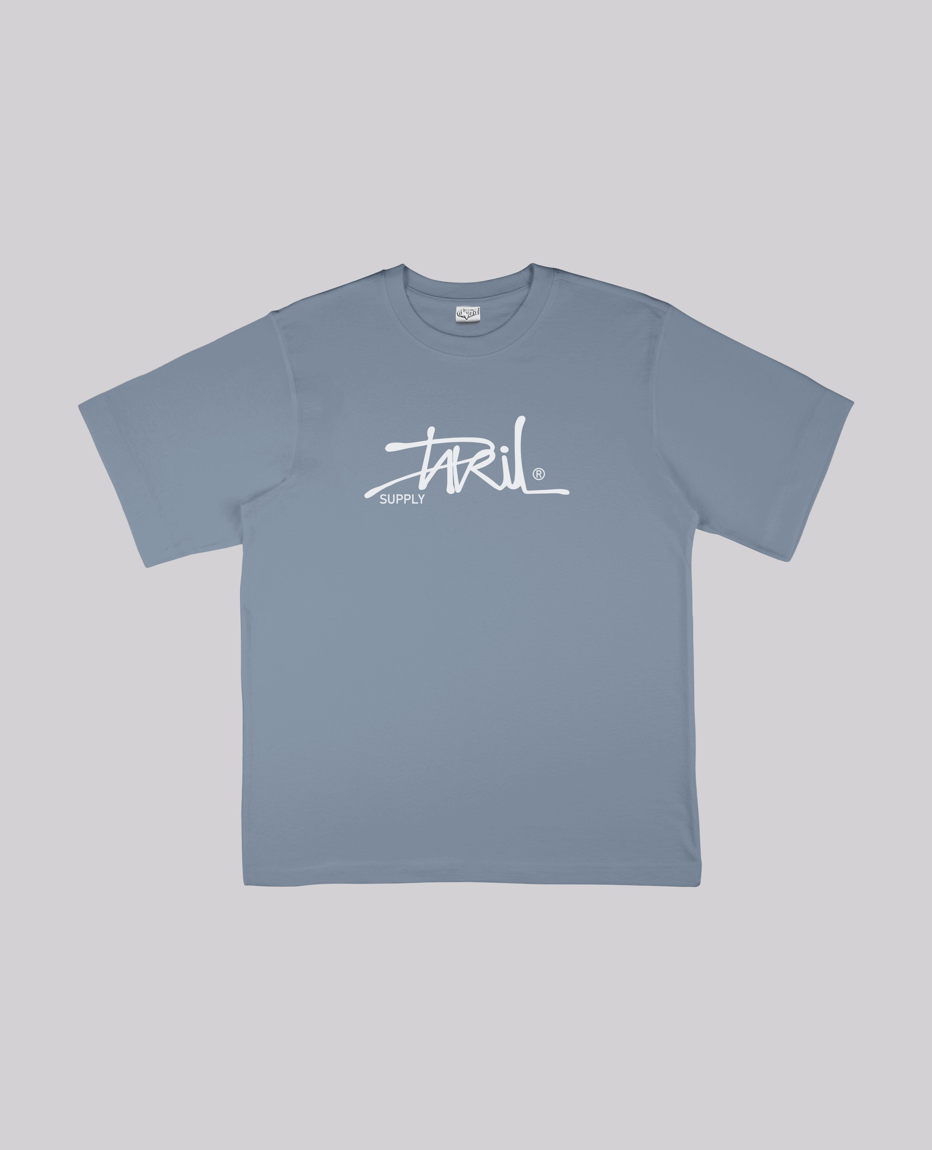 LIGHT BLUE SIGNATURE T-SHIRT