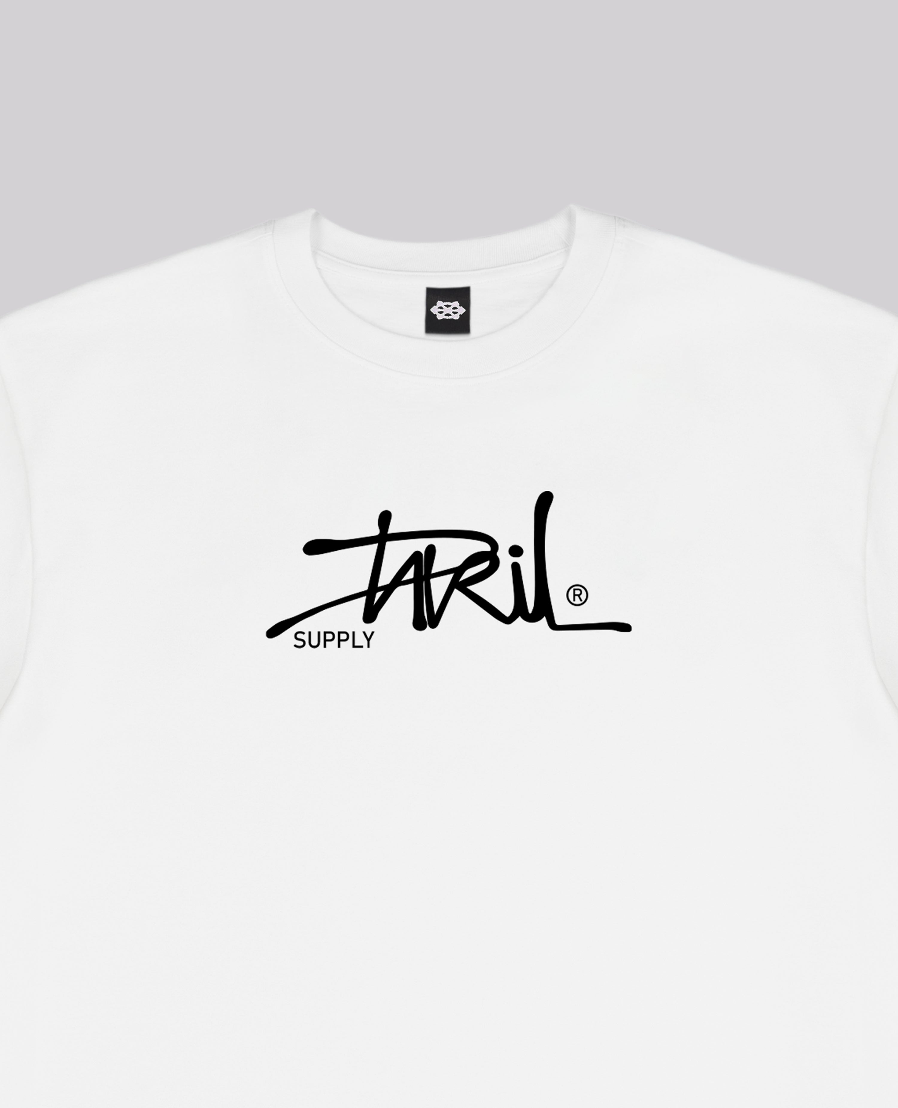 WHITE SIGNATURE T-SHIRT