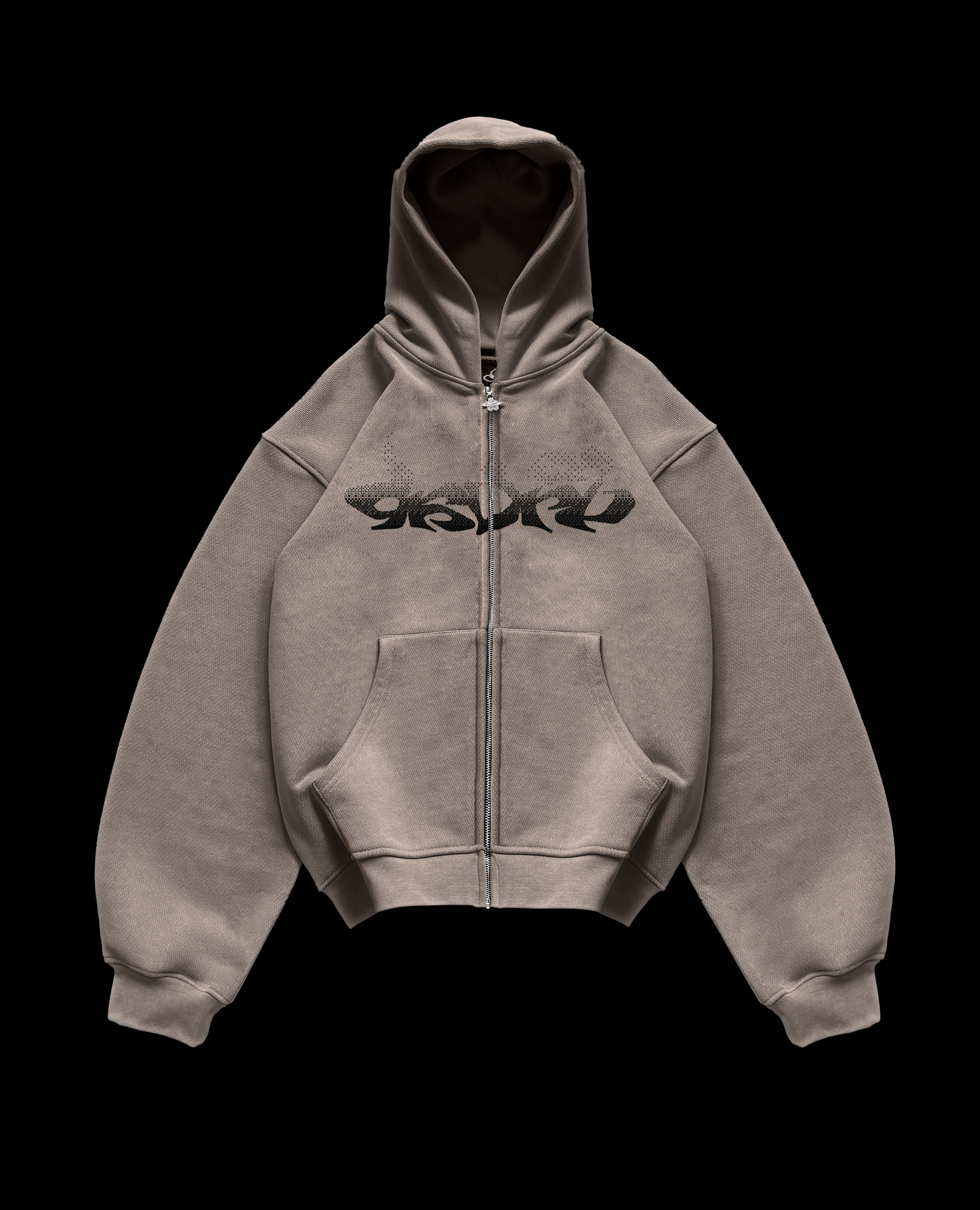 GREY LUNAR ZIP - ULTRA HEAVY