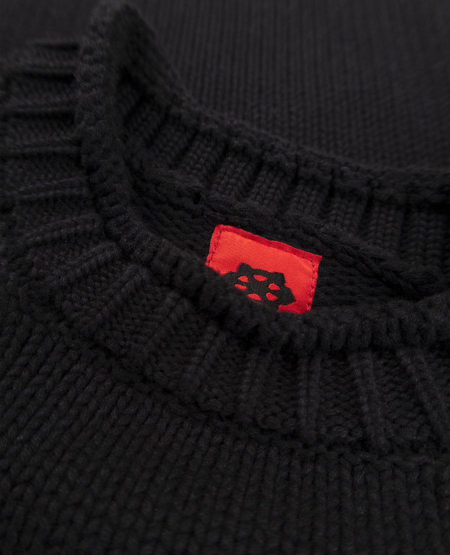 BLACK LOSTBEAST KNITWEAR