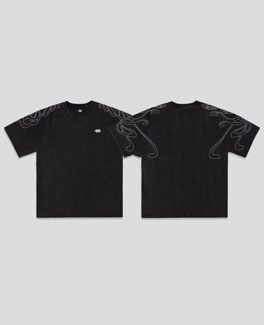 BLACK NEOART T-SHIRT